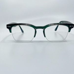 See Eyewear Eyeglasses Frame Green Clear Full‎ Rim 51-21-145 C204 H7009